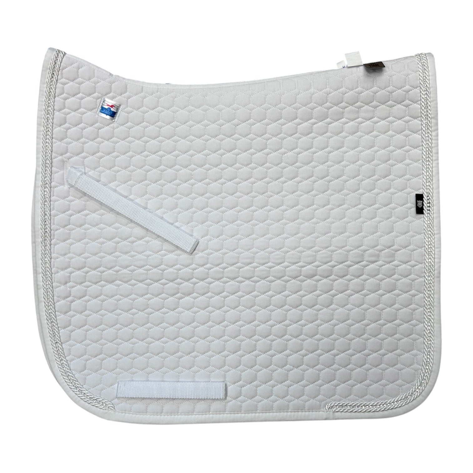 Mattes Custom Dressage Pad with Crystal Piping