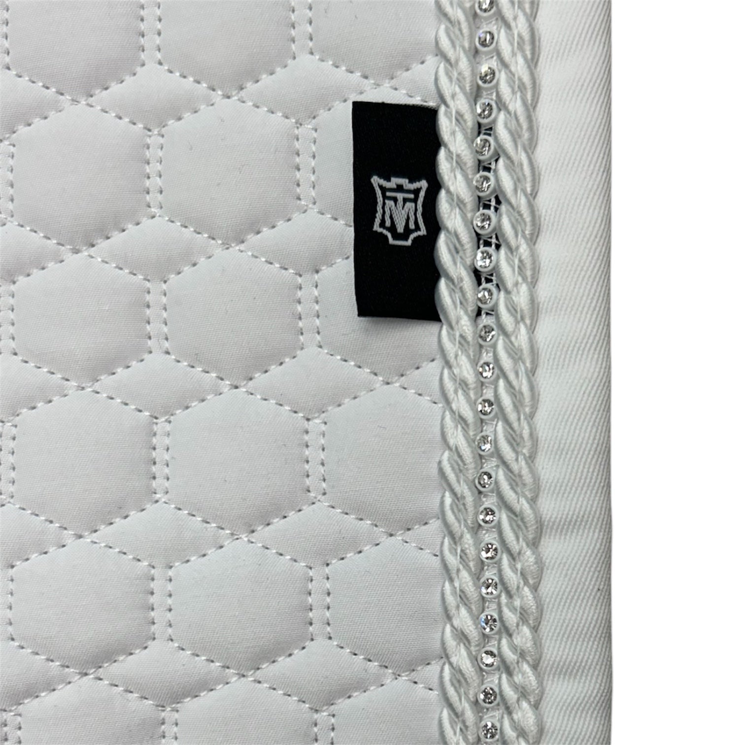 Mattes Custom Dressage Pad with Crystal Piping