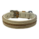 Otto Schumacher Camel Dog Collar with Silk Hell Fineline