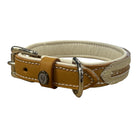 Otto Schumacher Camel Dog Collar with Silk Hell Fineline