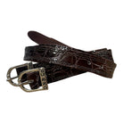 DeNiro Spur Straps Silver Buckle - Lucido Sfumato Cocco