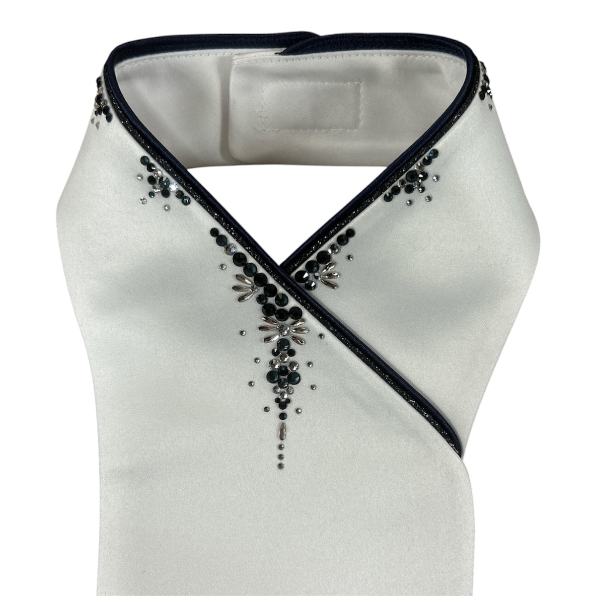 Plastronique Blue Crystal Drip Custom Stock Tie