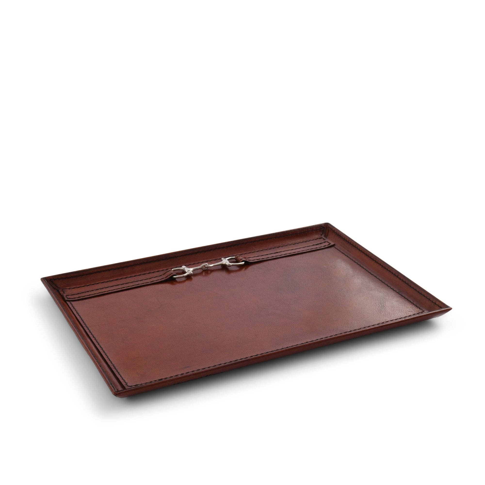 Premium Genuine Leather Equestrian Bit Catchall Tray - Thumbnail 4