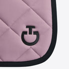 Cavalleria Toscana Diamond Quilted Jersey Dressage Saddle Pad grape shake