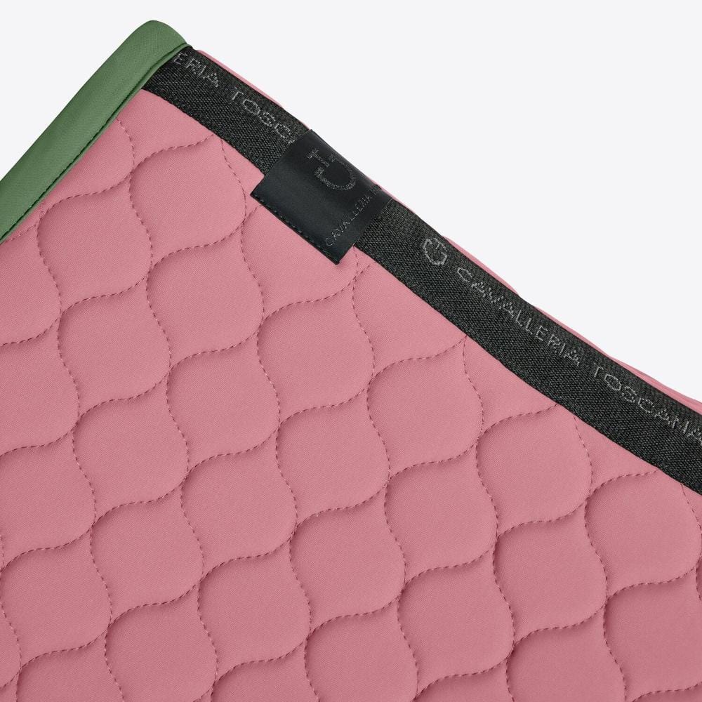 Cavalleria Toscana Circular Quilted Jump Pad - Pink