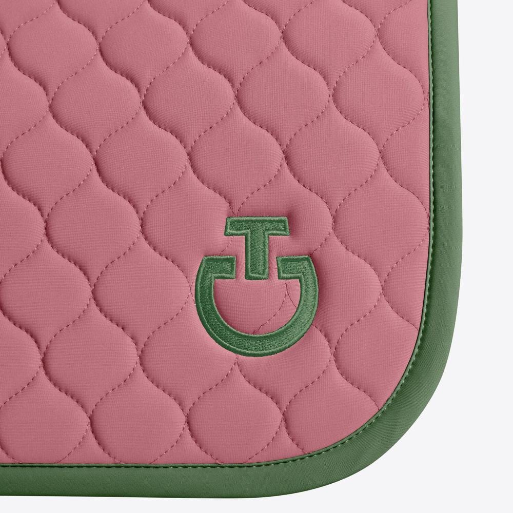 Cavalleria Toscana Circular Quilted Jump Pad - Pink