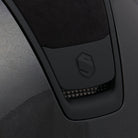 Samshield 2.0 Miss Shield Black Gloss With Alcantara Top & Matt Black Trim Shadowgloss Helmet