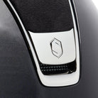 Samshield 2.0 Miss Shield Black Gloss With Alcantara Top & Black Chrome Trim Shadowgloss Helmet