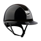 Samshield 2.0 Miss Shield Black Gloss With Alcantara Top & Black Chrome Trim Shadowgloss Helmet