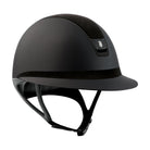 Samshield 2.0 Custom Miss Shield Alcantara Top with Black Swarovski Blazon Shadowmatt Helmet