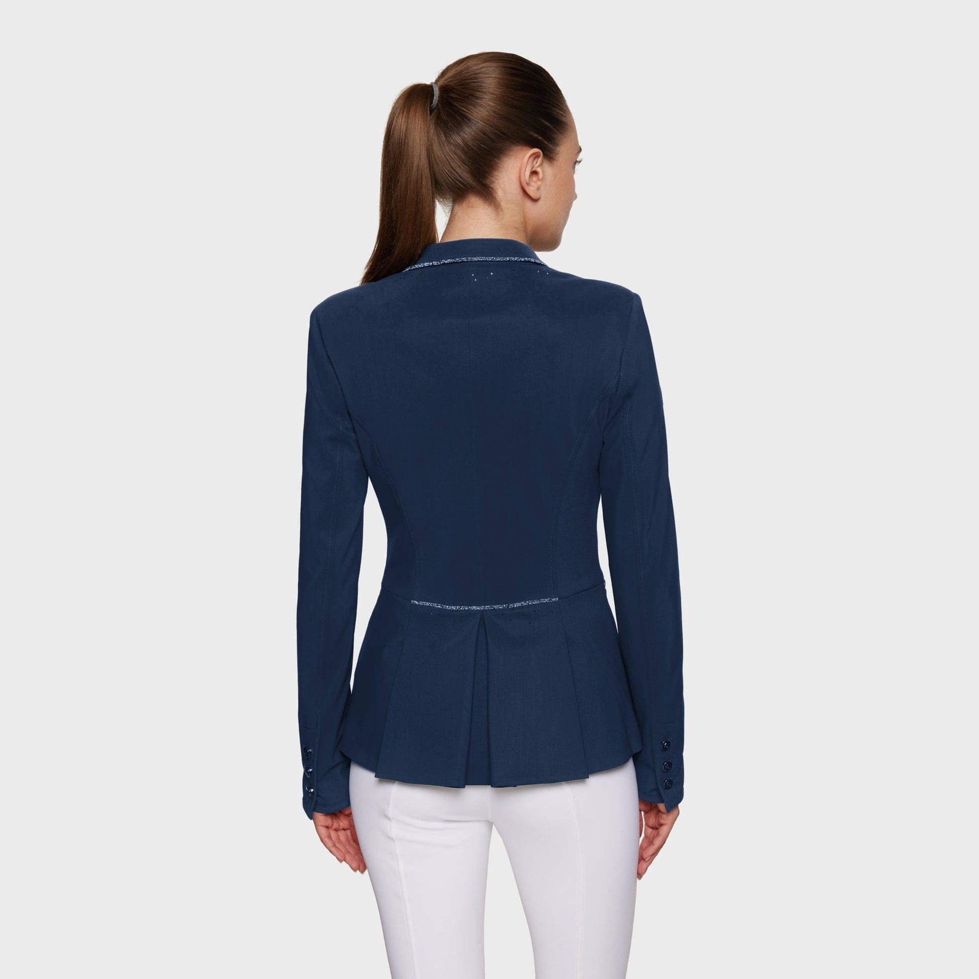 Samshield Victorine Crystal Fabric Show Coat - Cosmic Blue