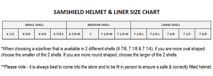 Samshield 1.0 Shadowmatt Helmet