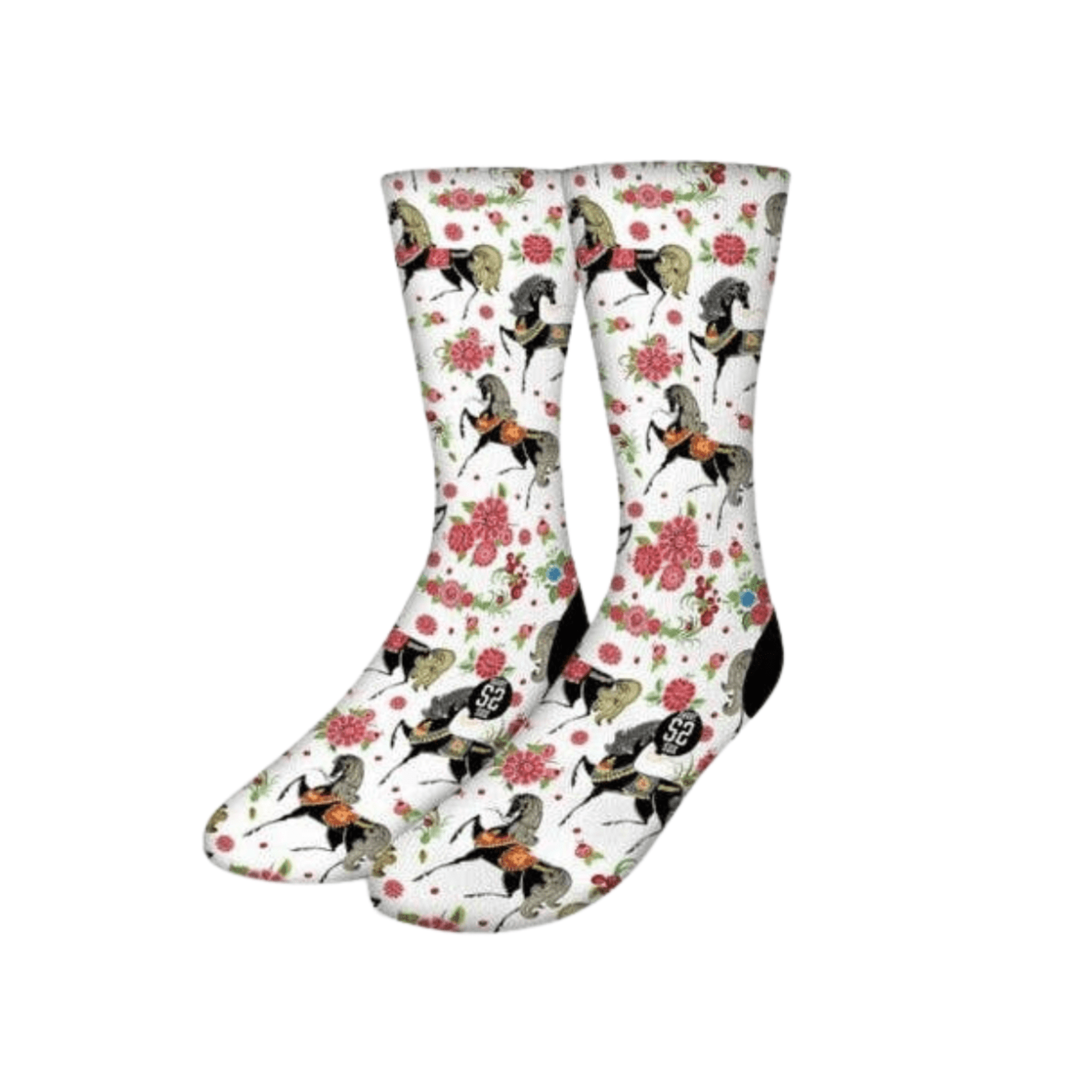 multicolor horse socks 