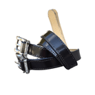 Kingsley Spur Straps - Uragano Brown with Silver Buckle