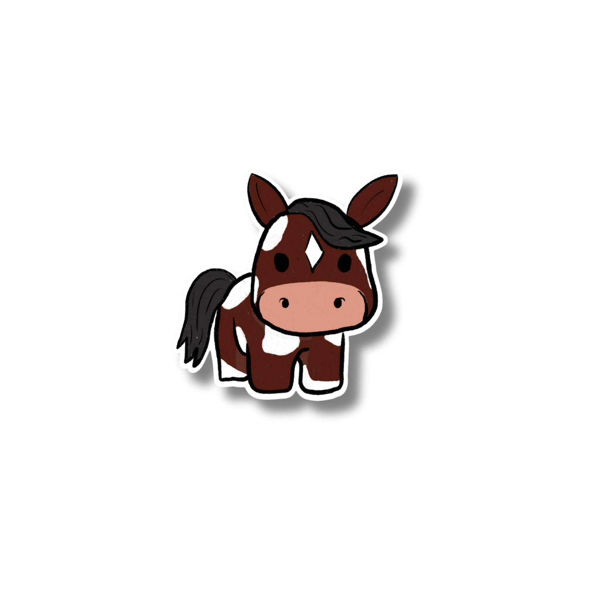 Bay Paint Pony Cartoon Sticker