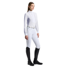 Cavalleria Toscana American Perforated Long Sleeve Show Shirt