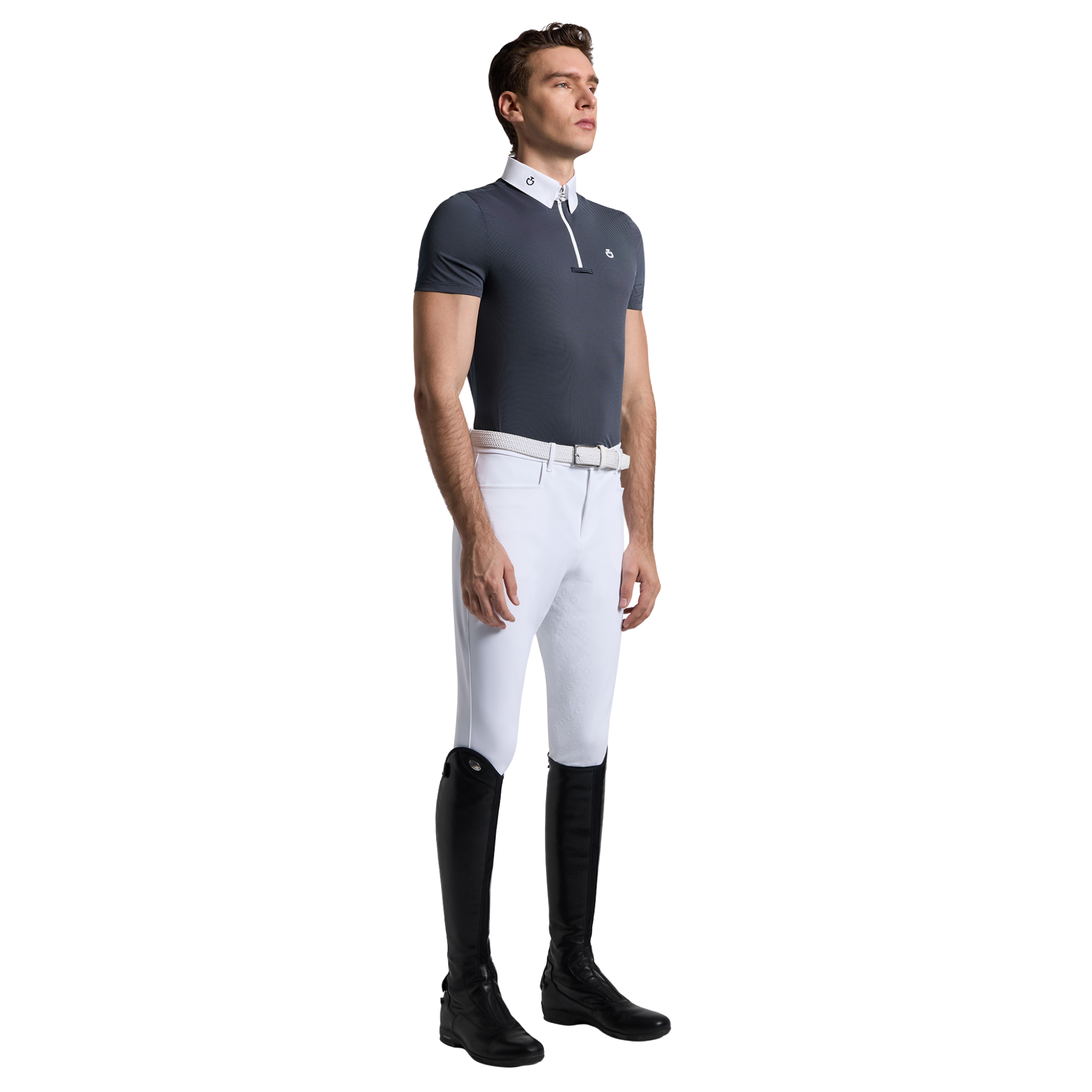 Cavalleria Toscana Men's Short Sleeve Show Shirt