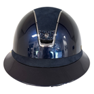 Samshield 2.0 Miss Shield Blue Gloss With Alcantara Top, Chrome Trim & Ultra Fine Rock Blazon Shadowgloss Helmet