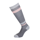 Equestro Lurex Sock Grey/Pink