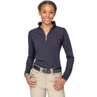 Kastel Denmark Perforated 1/4 Zip Long Sleeve Shirt