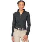 Kastel Denmark Perforated 1/4 Zip Long Sleeve Shirt