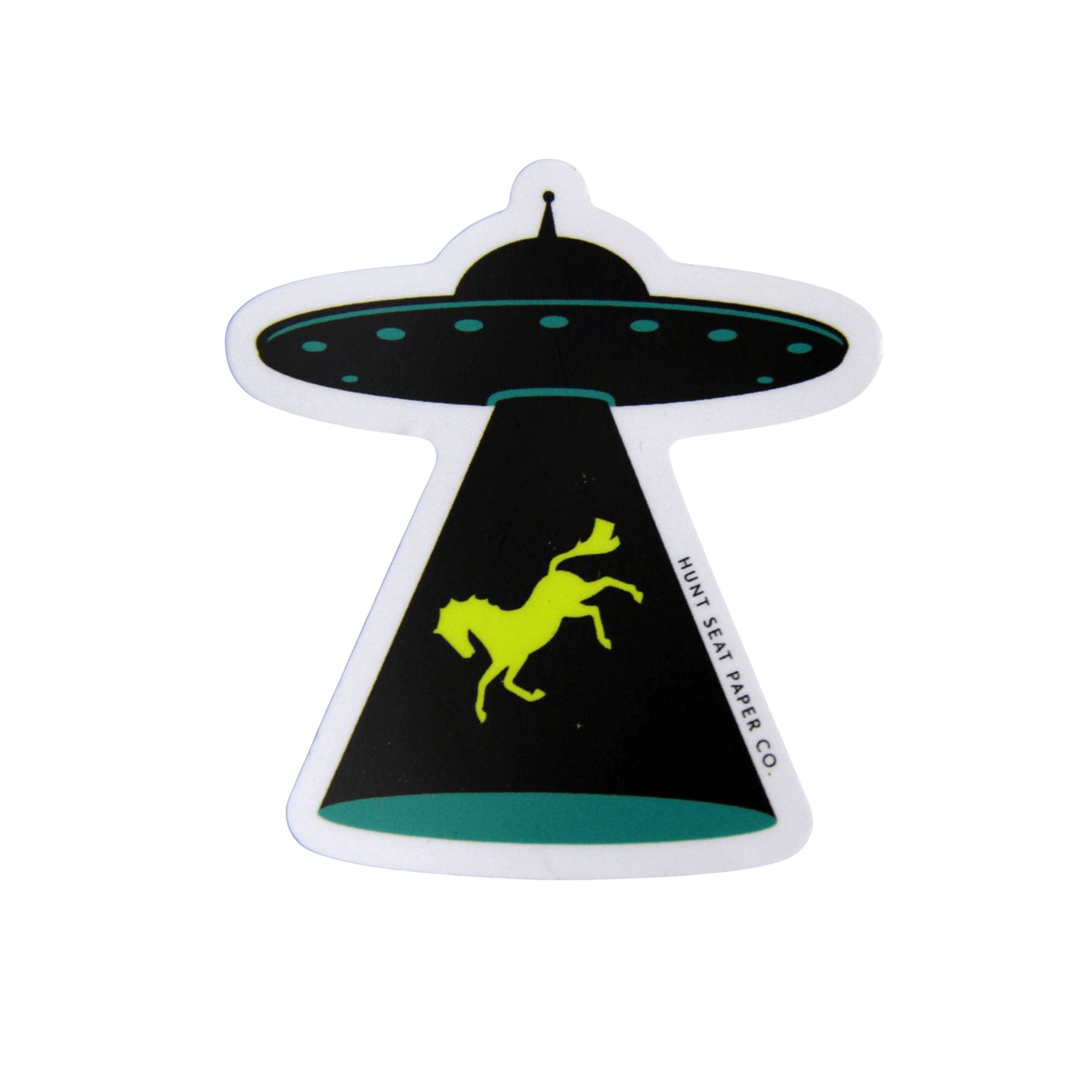 Abduction Horse Sticker