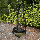 Otto Schumacher Tokyo Snaffle with Black Patent and XL Rivoli Browband