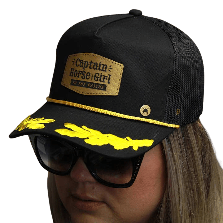 Captain Horse Girl Trucker Hat