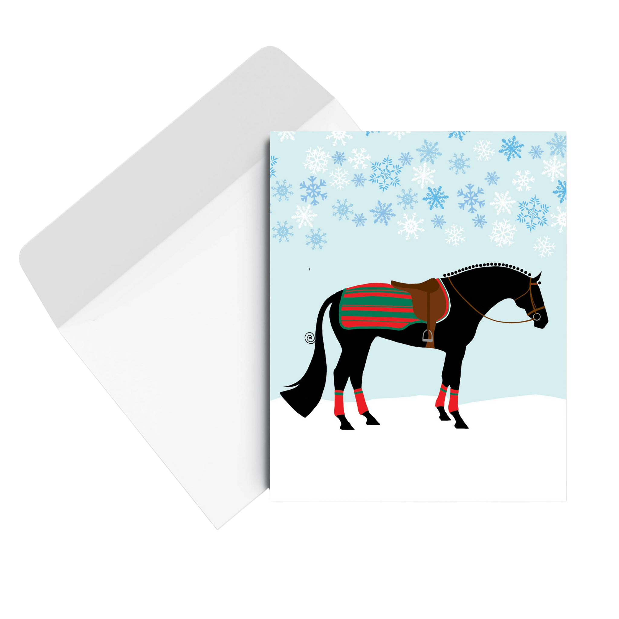 Hunter Horse Christmas Card