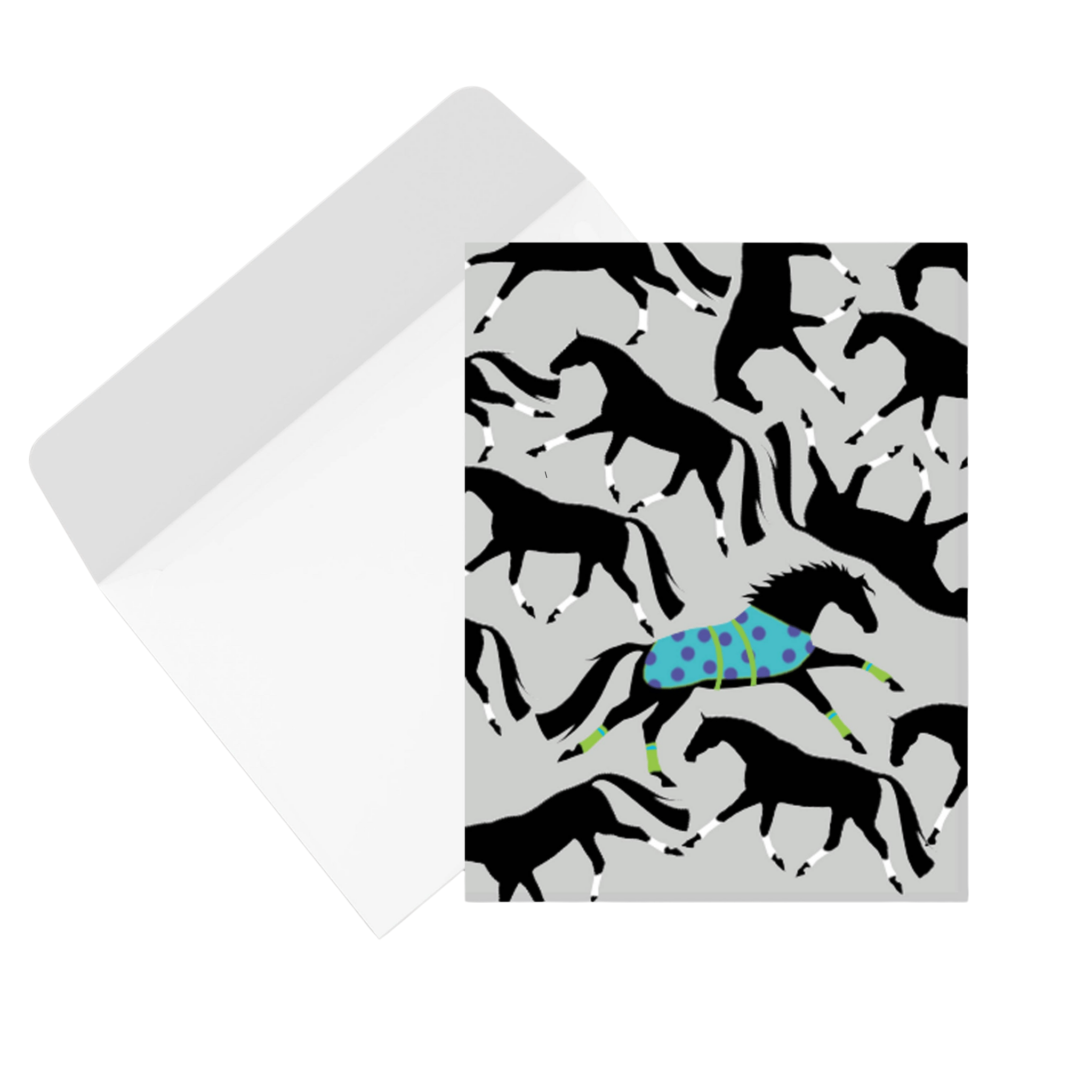 Stand Out in the Crowd Equestrian Birthday Card