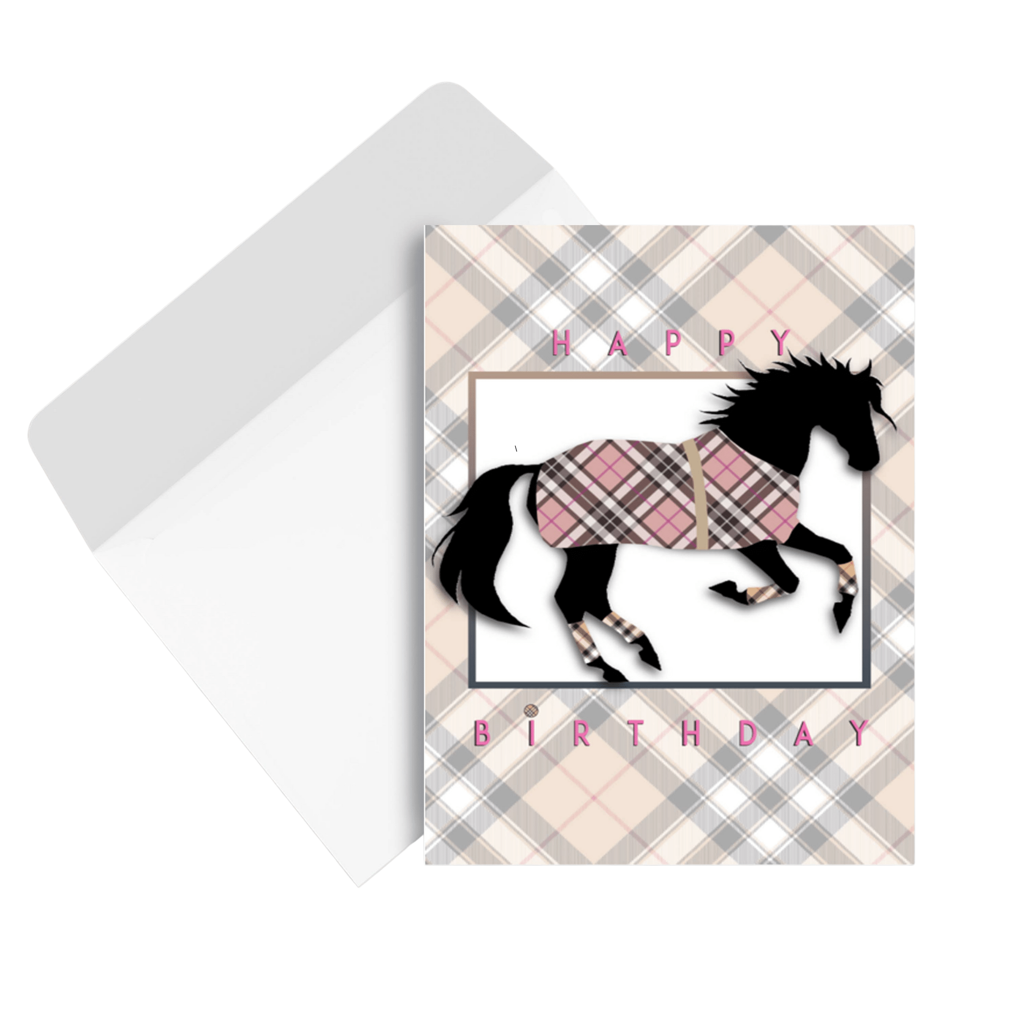 Burberry Horse Birthday Card