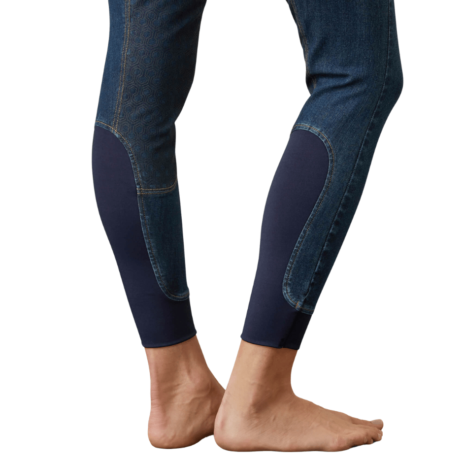 Ariat Halo Denim Full Seat Breech - Marine