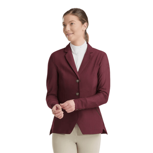 Horse Pilot Aeromesh Show Jacket - Burgundy