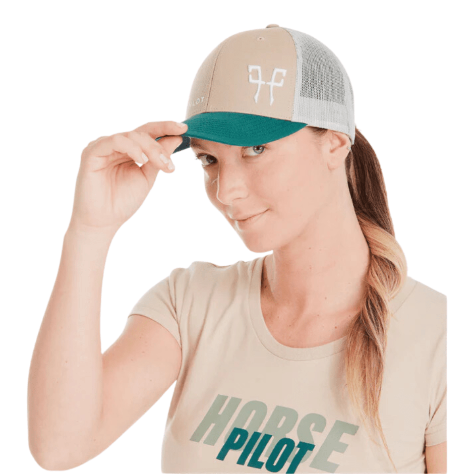 Horse Pilot Trucker Cap - Green