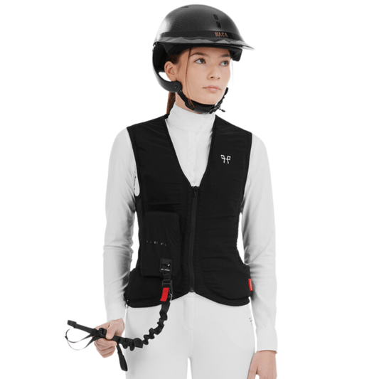 Horse Pilot Twist'Air 2.0 Airbag Vest - Junior's Sizing - Black