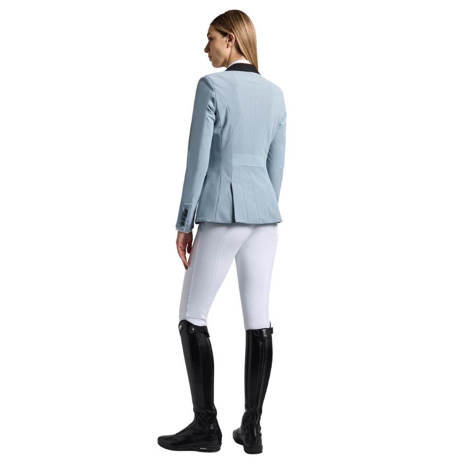 Cavalleria Toscana Perforated Show Jacket - Blue Fog