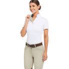 RJ Classics Ladies Brynn Short Sleeve Show Shirt - Coffee Talk