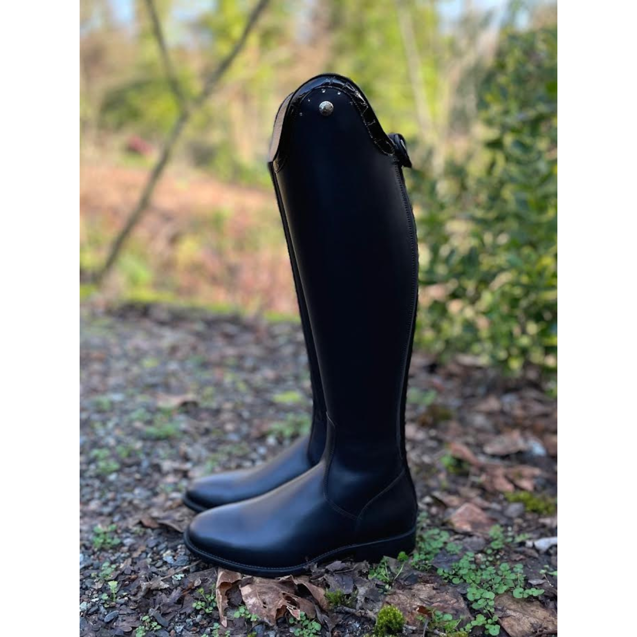 Tricolore Puro Duo Boot - Lucido Black Top side view