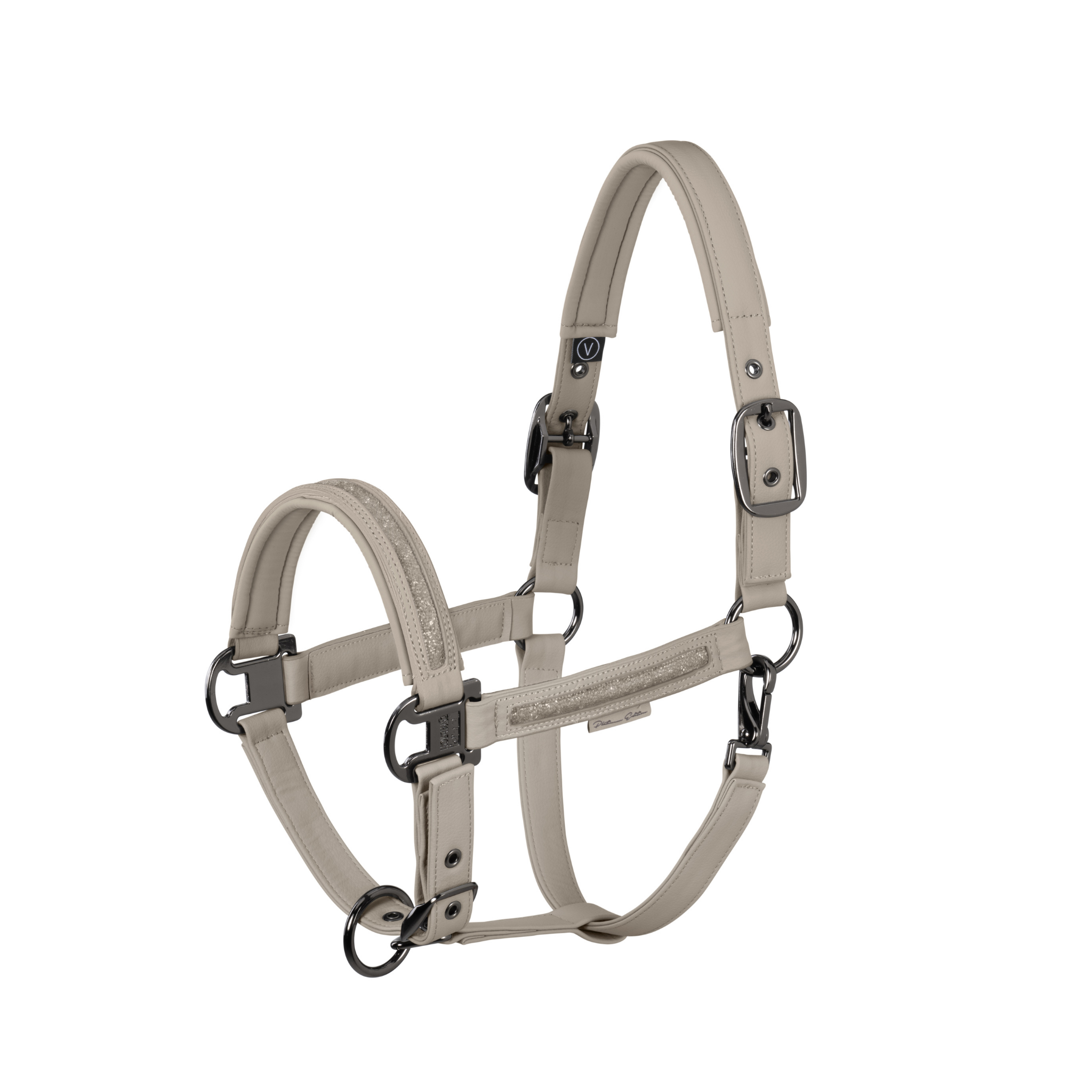 Eskadron Platinum 26' Faux Leather Jewel DP Halter