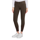 lady wearing mocha colored knee patch breeches
