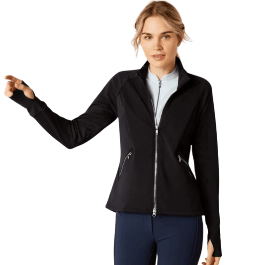 Ariat Ladies Bellatrix Zip Jacket - Black - LARGE