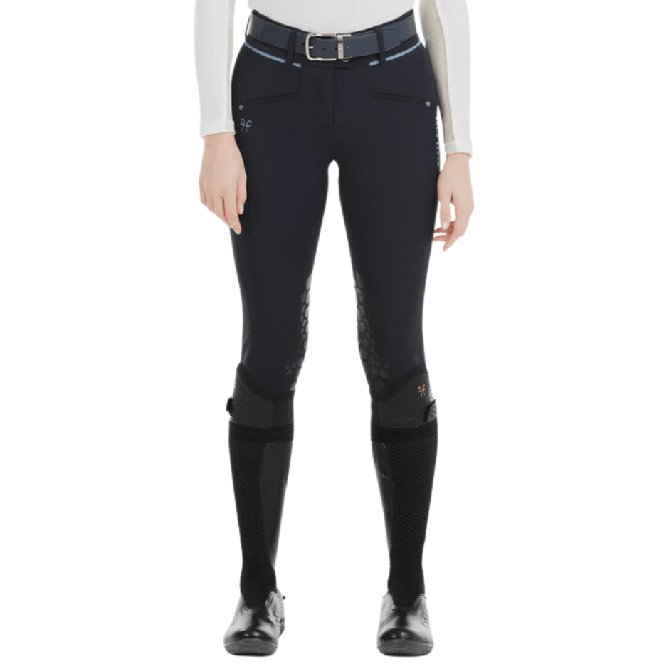 Horse Pilot X-Balance Womens Knee Grip Breech - Dark Night