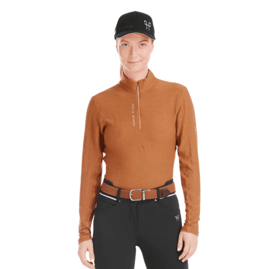 Horse Pilot Suntech Shirt - Gold Brown - XLarge