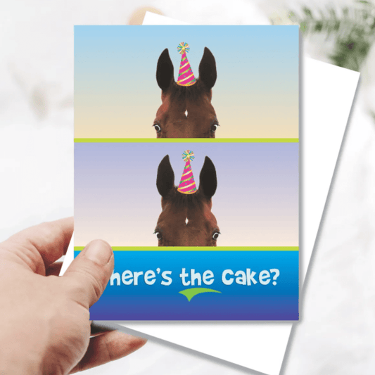 Birthday Card - Where's the cake?