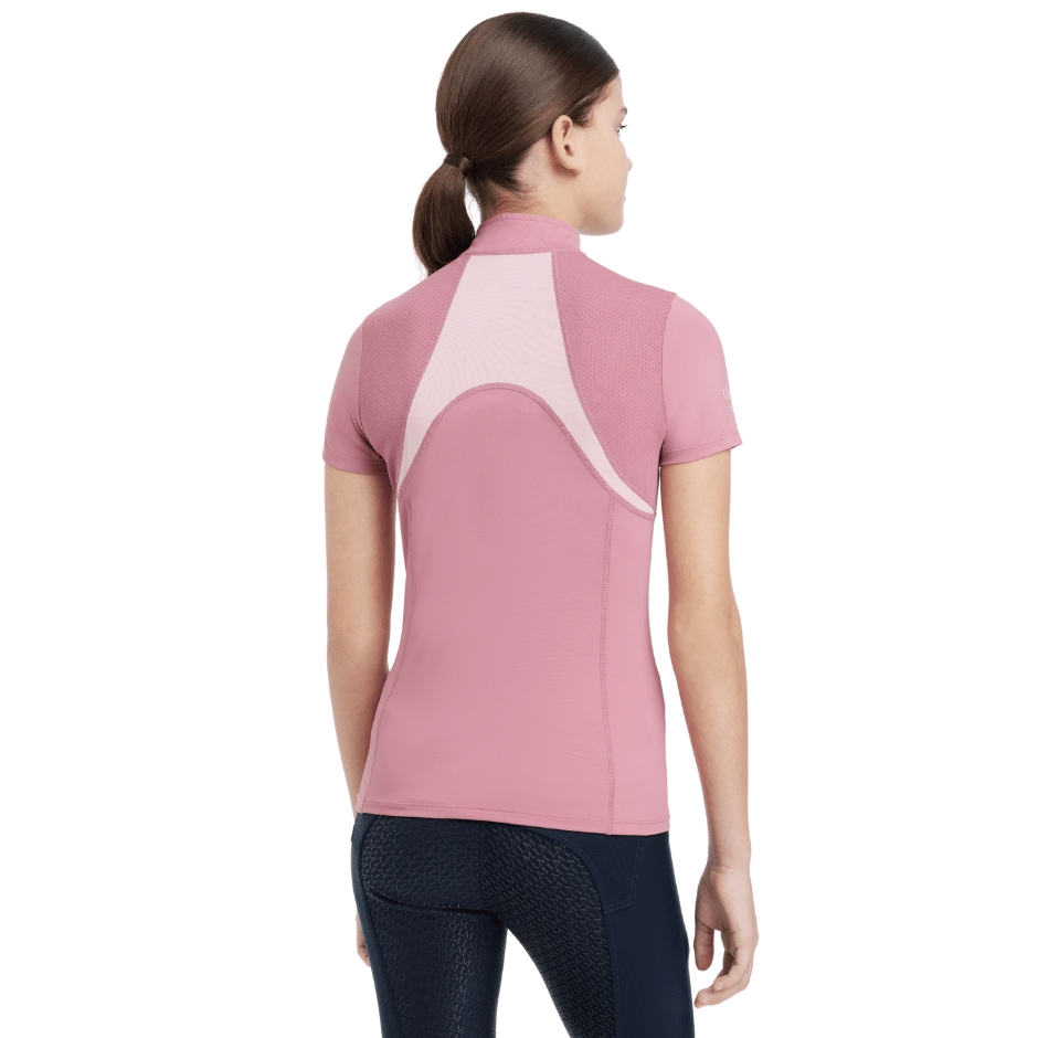 LeMieux Junior Short Sleeve Mia Mesh Base Layer - Peony