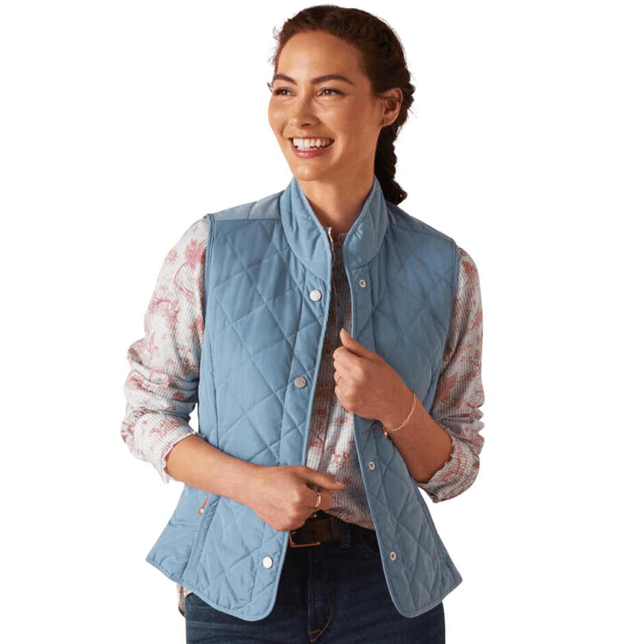 Ariat Ladies Woodside Vest - Blue Shadow