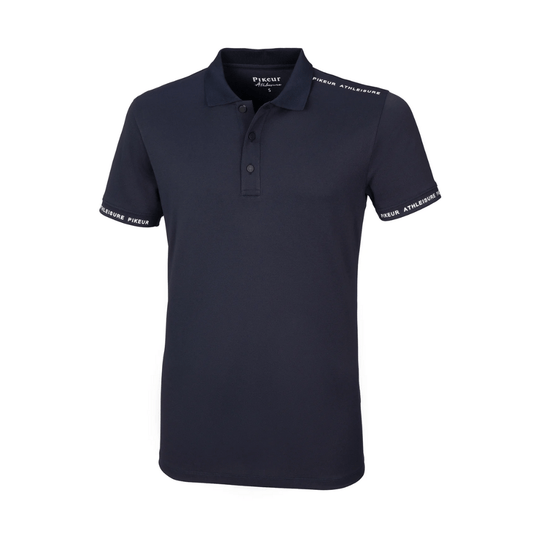 Pikeur Mens Ties Polo Shirt - Night Blue