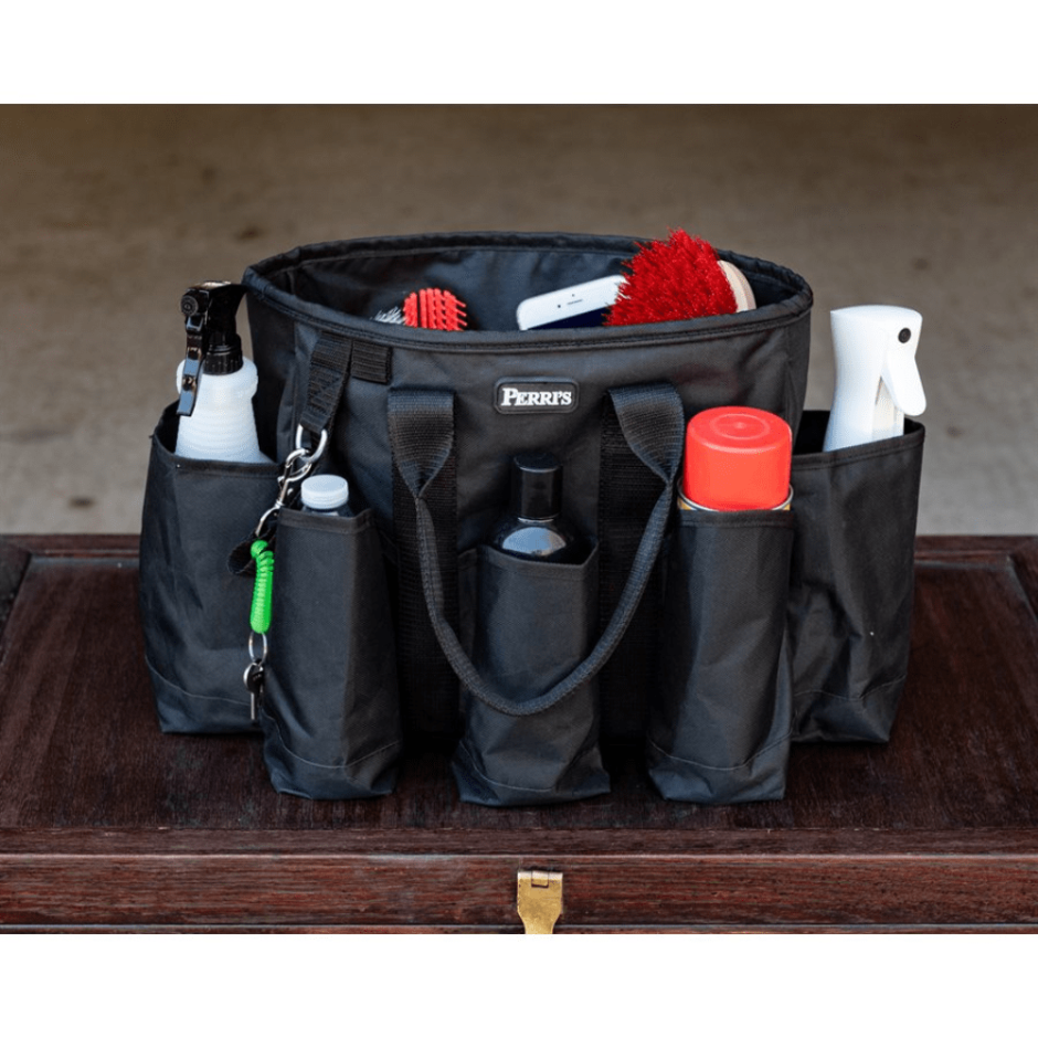 Black grooming tote