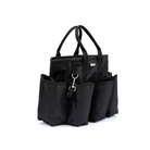 Black grooming tote