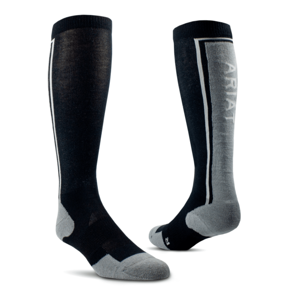 Ariat Slimline Winter Socks - Black
